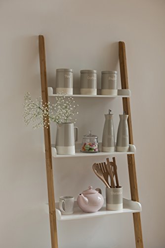 Premier Housewares – Tetera, Color Crema, 1300 ml, cerámica, Rosa, 16 x 26 x 15 cm - Imagen 5