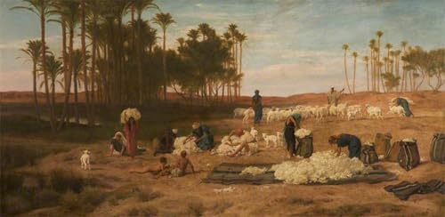 Peinture decorative Egypte Frederick Goodall toile d'art haut de gamme