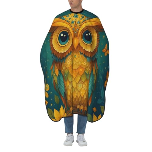 Capa para peluquería en familia bata impermeable para cortes y colores en casa