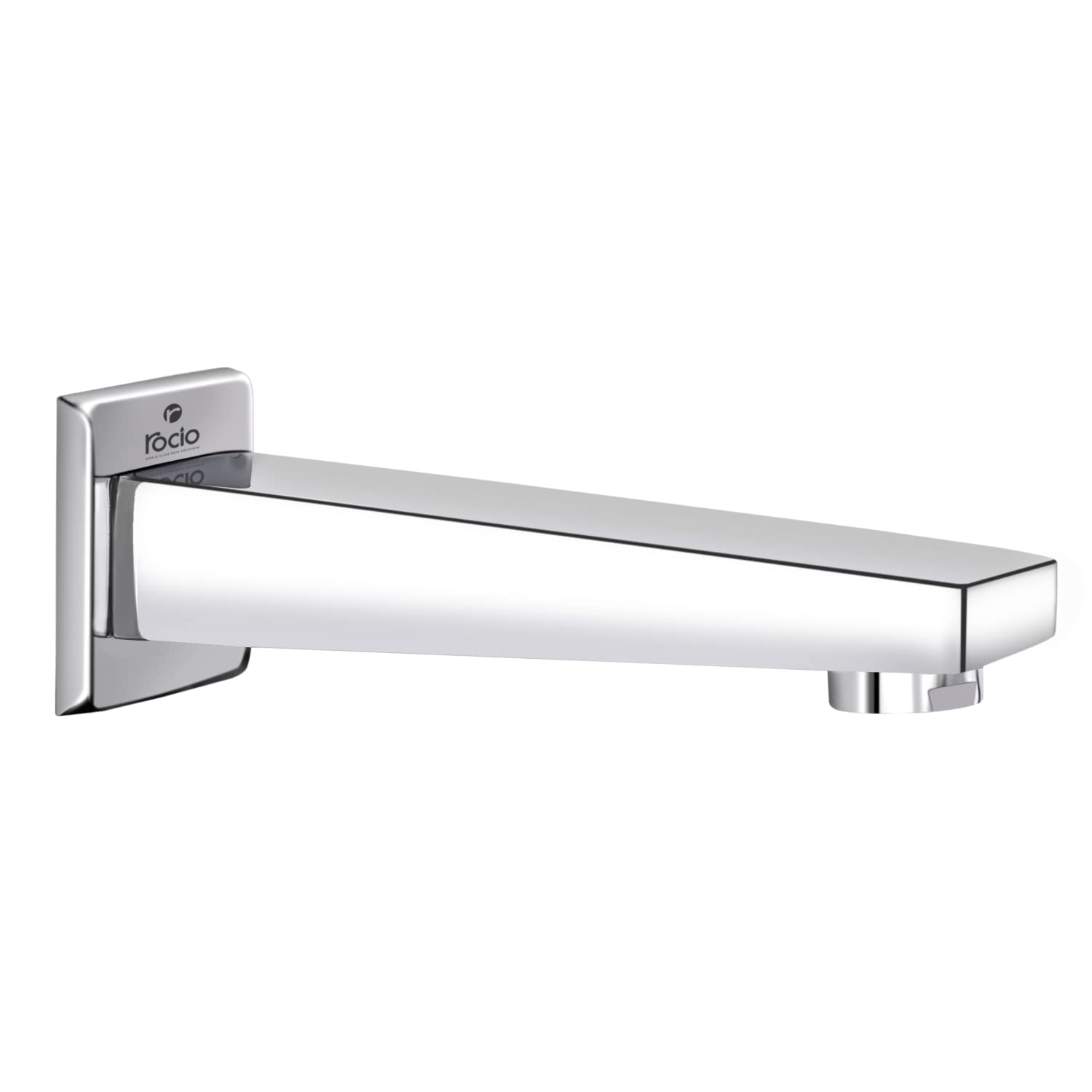 Rocio Brass Bath Tub Taps with Wall Flange, Foam Flow Waterfall Spout Taps for Luxury Modern Bathroom, Wall Mounted High Flow Bathtub Faucet, Chrome Finish 24 x 7 x 6 cm (B0C36S9DLR) Amazon Price History, Amazon Price Tracker