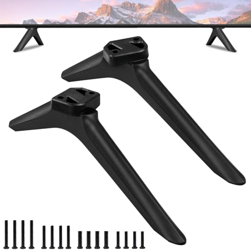 TV Standfüße für Hisense TV Beine, für Hisense TV 32A45FH 43A6GX3 43H6570G 50R6E3 50A6G 55R6040G 58R6E4 mit Schrauben