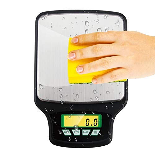 Básculas de cocina, báscula multifunción, báscula de cocina electrónica digital portátil, alimentos multifunción digitales 3000 g x 0,1 g Balanza Herramientas de pesaje electrónico de precisión Gramo