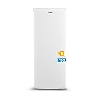 COMFEE' RCU160WH2(E) 160L Congelatore monoporta verticale e 5 Cassetti)