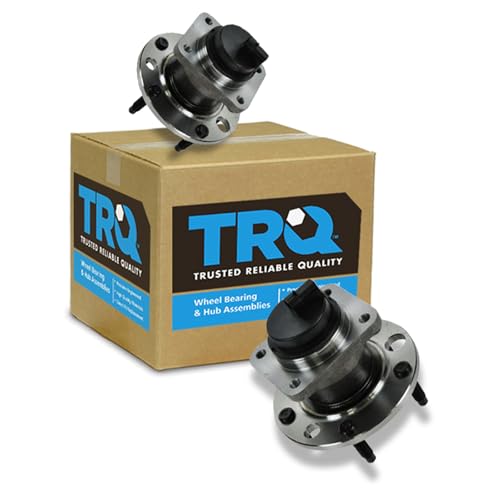 Image of TRQ 2 Piece Front Wheel Bearing & Hub Assembly Set Compatible with 2001-2004 Avanti II 1993-2002 Chevrolet Camaro 1997-1998 S10 Pontiac Firebird