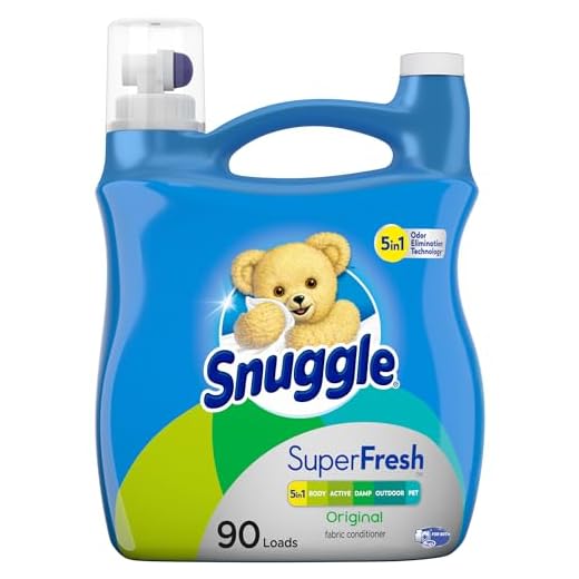 Snuggle Plus Super Fresh Liquid Fabric Softener with Odor Eliminating Technology, 95 Fluid Ounces (Packaging May Vary)
