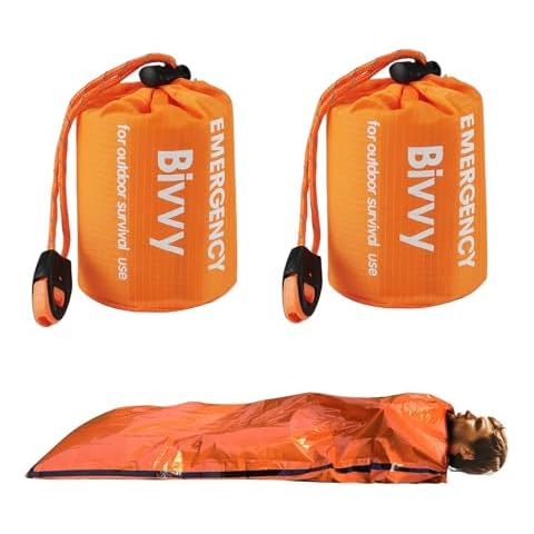 RHHGHY Emergency Sleeping Bag with Survival Blankets Cover