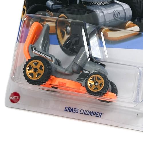 HotWheels Let's Race Grass Chomper (Gray) 2024 HW Ride-Ons miniatura 2