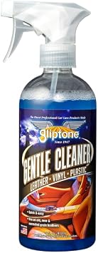 Gliptone Gentle Cleaner, Safe pH Balanced Leather & Vinyl Cleaner, Quick & Easy Spray for Old, New & Corrected Grain Leathers, Plastic & Fabrics, Restores Supple Feel & Vibrant Look, 16 oz