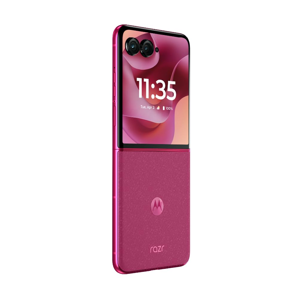 Motorola Razr+ 2025 | Unlocked | Made for US 12/256GB | 50MP Camera | Hot Pink