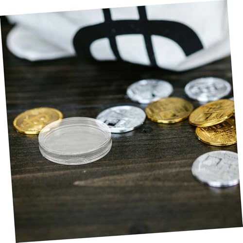 Almacenamiento seguro de monedas Angoily caja de plástico transparente con 200 piezas 8