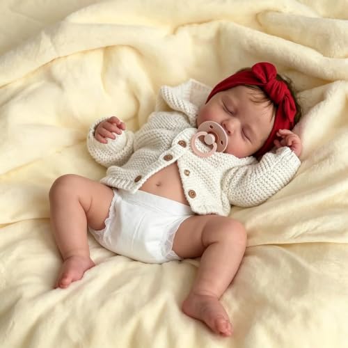 Muñeca reborn realista 20 pulgadas para niñas 3+ años miniatura 2
