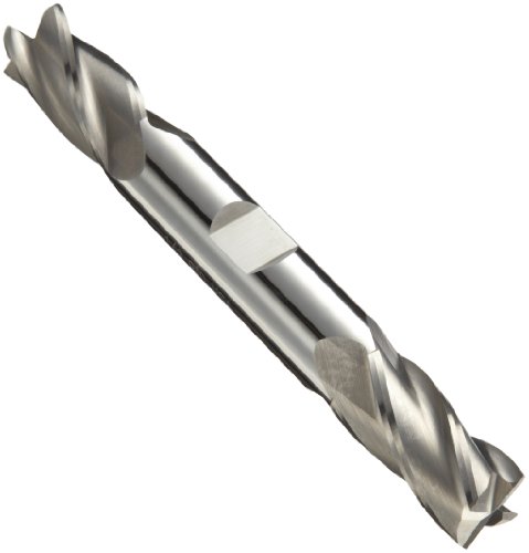 Fraise double extrémité Precision Twist E4304 en carbure brut brillant avec tige droite 3/8