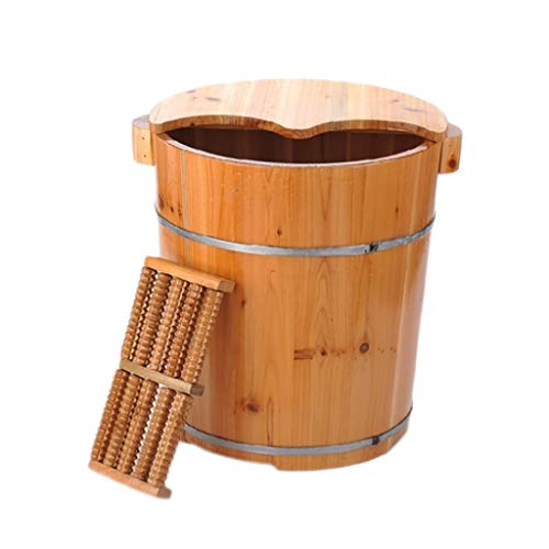 Balde de madera para spa de pies 40cm miniatura 1