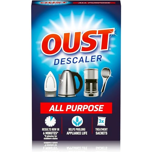 AMK® All Purpose Descaler 1 Pack of 3 Sachets Kettle Iron Shower Limescale Remover