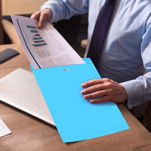Feifeiya 40 Pcs Extra Large Mailing Clasp Envelopes 14 x 18 Inch, Blue by Feifeiya - Used condition - Image 4