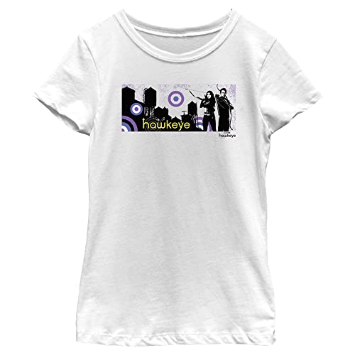 T-shirt Marvel Hawkeye Kate Bishop blanc taille M vêtement fille
