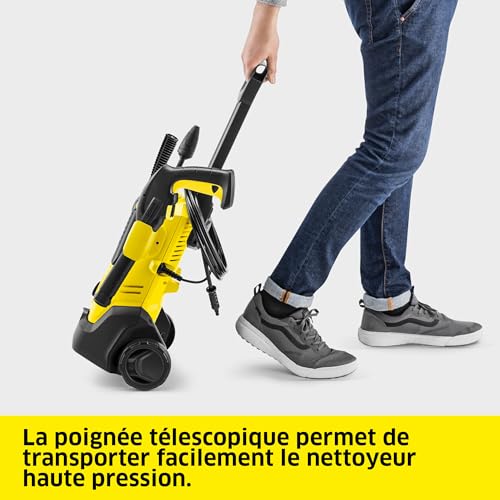 Kärcher Nettoyeur Haute Pression K 2 Premium FJ Home Pression max 110 bar Débit 360 /h Surface 20 m²h Filtre à Eau Poids 4 2kg Pistolet Haute Pression Lance Rotabuse Buse à Mousse Home Kit - vue 6