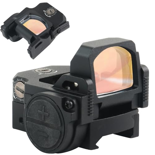 Flip Up Red Dot Pro Compact Flip Reflex Sight Red Dot Compact RMR for Mounts and Slides for Outdoor Hunting with Universal Mount for Rifle Pistol Handgun