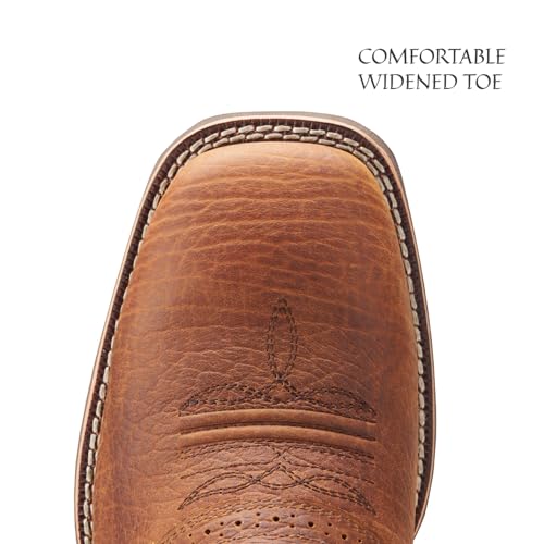 Image of SUREWAY Western Boots For Men - Mens Square Toe Cowboy Boot,Oil /Slip Resistant,Durable Fashionable Classic Pull on 10 Inch Wellington Boots - Soft Toe Work Boots