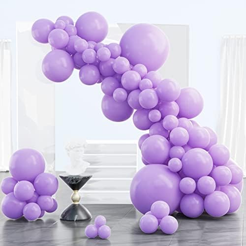 PartyWoo Black Balloons, 102 pcs Black Balloons Different Sizes Pack of 18 Inch 12 Inch 10 Inch 5 Inch for Balloon Garland as Birthday Decorations, Wedding Decorations, Baby Shower Decorations