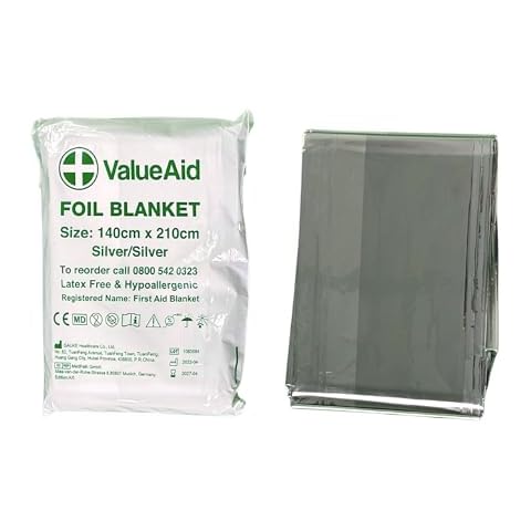Value Aid Emergency Foil Blanket - Single Cover