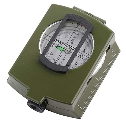 Bússola para ambientes externos, 2 cores militares ao ar livre, visando a bússola à prova d'água, l