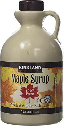 Kirkland 100% Jarabe de arce Grado A (Ámbar...