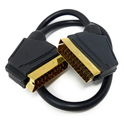 DRUT 50cm Scart to Scart Cable Lead Cover