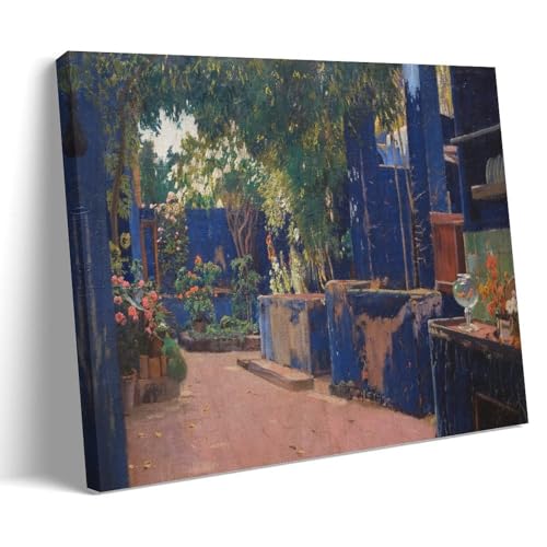Décoration murale haut de gamme inspirée de Santiago Rusiñol, une affiche d'art pour intérieur