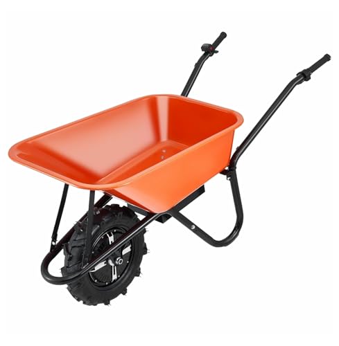 Electric Wheelbarrow Cart with 500W Power