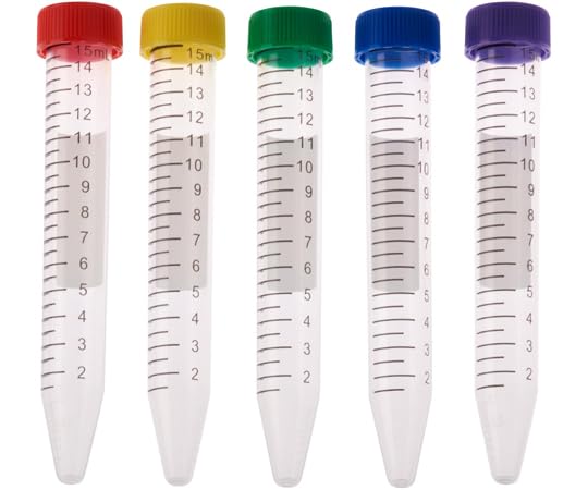 Celltreat 15mL遠沈管 各種カラーキャップ-バッグ 滅菌 500個入 230411A 1箱(500個入)