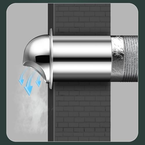 Couvercle de ventilation anti-intempéries en acier inoxydable pour façade - 2