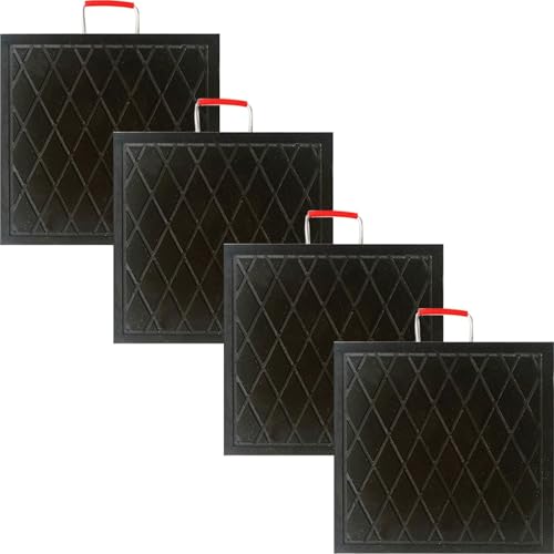 Plaques de stabilisation de grue 30x3 empilables pour calage de véhicule