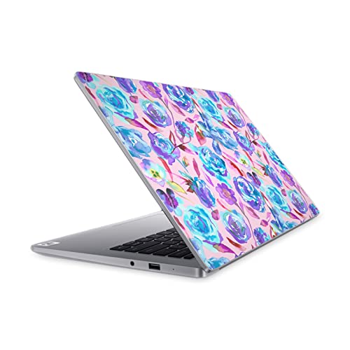 Protection vinyle autocollante Mi Notebook 14 Ninola motif aquarelle pour ordinateur portable 2020
