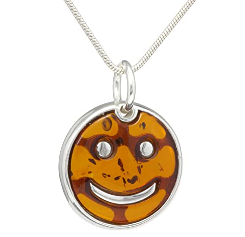 Collier argent 925 femme pendentif pierre cognac chaîne serpent réglable