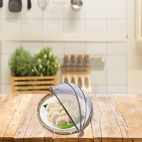 Cesta de bambu para servir alimentos, cesta redonda de bambu com tampa, 1 bandeja de servir comida d