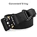 FAIRWIN Tactical Belts for Men Rigger Utility Work Belt Nylon Webbing Belt with V-Ring Heavy-Duty Quick-Release Buckle