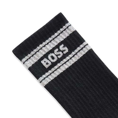 BOSS 2-Pack Ribbed Lurex Detail Socks Gift Set4