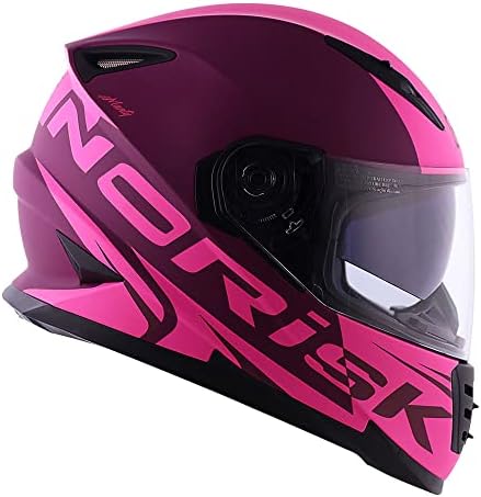 Capacete Feminino Norisk ff302 Manty Pink Fosco Rosa