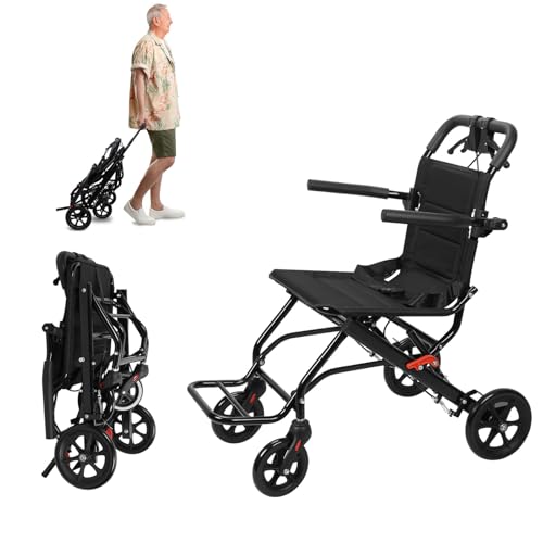 Portable Folding Transport Wheelchair