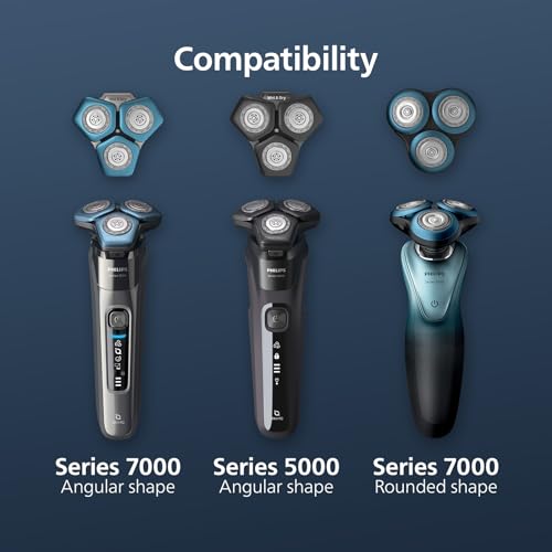 Philips Ersatzscherkopf für elektrische Rasierer der Series 7000 & 5000 (Modell SH71/50), Rostfreier Edelstahl 4