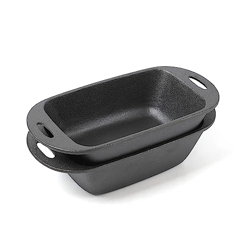 Hawok Cast Iron Bread Maker Loaf Pan Pack Of 2 cover