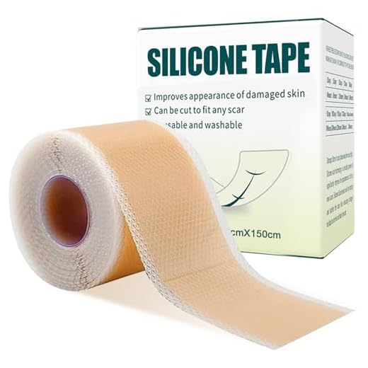 Parches de Silicona para Cicatrices, Silicone Scar Sheets,para Cubrir Cicatrizantes, Reducir Cicatrices y que se Desvanecen,Premium Silicone Scar Sheets,Banda Reutilizable e Invisible (4cmx150cm)