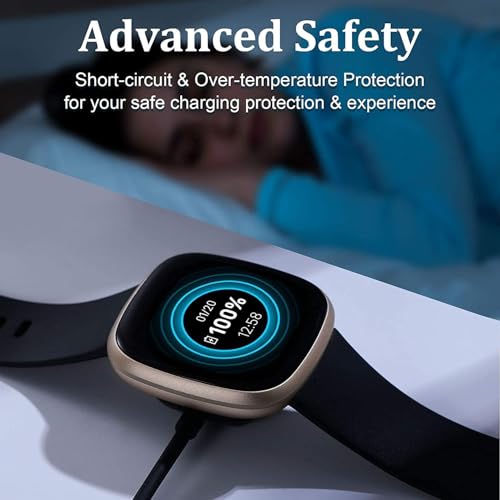 Image of USB C Charger Compatible for Samsung Galaxy Watch 7,6,6 Classic,5 Pro,5,4,4 Classic,3,Active 2,1 USB C Wireless Charging Dock Replacement for Galaxy Smartwatch Charging Cable