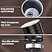 SEEDEEM Milk Frother, 5 in 1 Electric Milk Frother and steamer, Automatic Hot And Cold Foam Maker with 2 Whisks for Coffee, Latte, Cappuccino, Hot Chocolate, Black