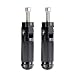 Estriberas Plegables Pedales Traseros Reposapiés para Motocicleta Universal - 8mm