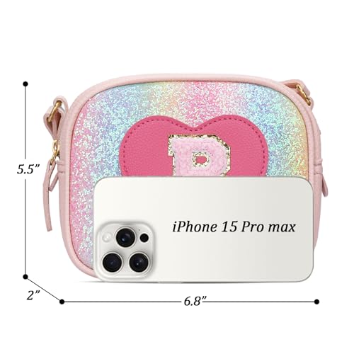 Image of KKXIU Birthday Gifts for Girls Initial Toddler Purse Cute Kids Crossbody Bag