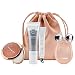 NuFACE Mini Petite Facial Toning Device, Shimmer All Night Collection, Mini Device + Microcurrent Skincare Regimen, Handheld Skin Care Device to Lift Contour Tone Skin + Reduce Look of Wrinkles