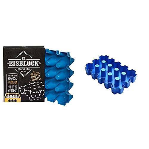 sl-Eisblock Bierkühler Getränkekühler 20x0,5 Liter Flaschen Bierkastenkühler Made In Germany & Bierkühler Getränkekühler 0,33 Liter Flaschen Bierkastenkühler Made in Germany Cover