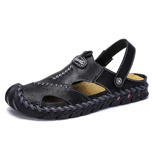 Men's Summer Casual Sandals Slip On Comfortable Flat Footbed Beach Walking Shoes Ideal For Outdoor Activities
